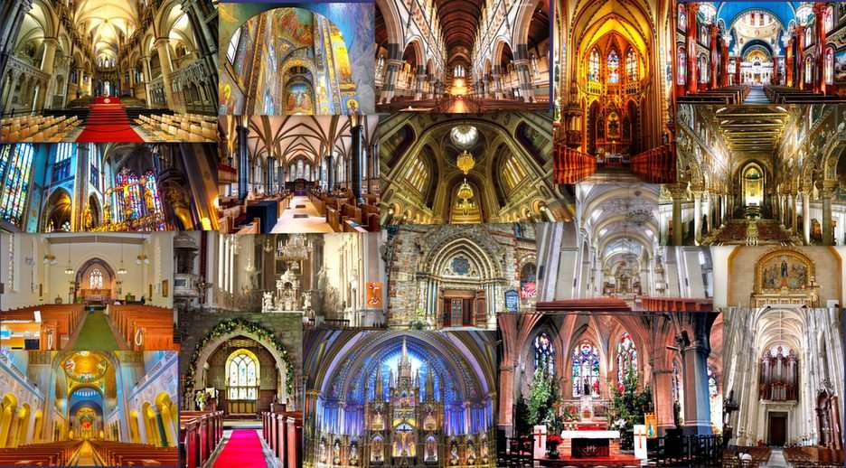Churches puzzle online from photo