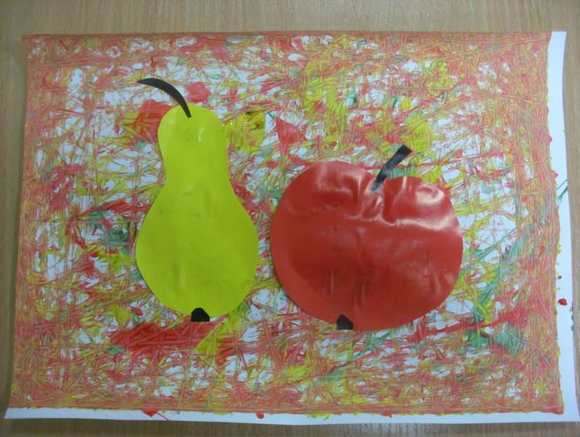 Apple pear puzzle online from photo