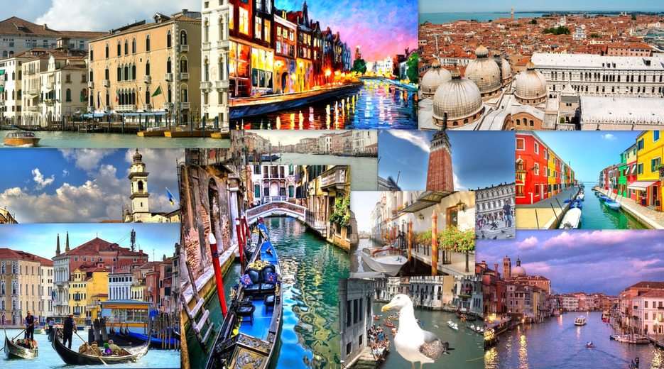 Veneția-colaj puzzle online din fotografie