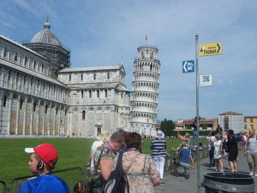 Schiefer Turm von Pisa [Italien] Online-Puzzle