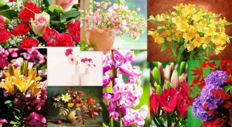 Λουλούδια online παζλ