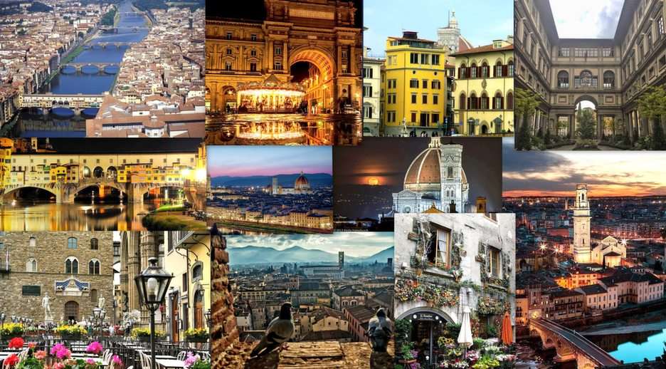 Firenze-kollázs online puzzle