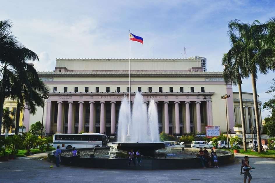 Het postkantoor van Manilla puzzel online van foto