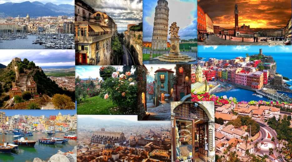 Olaszország online puzzle