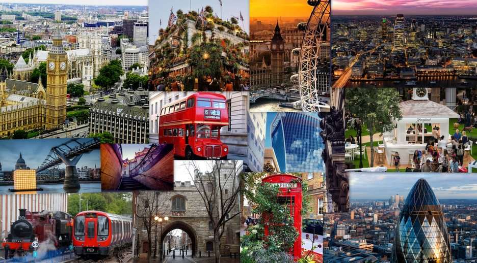 London collage online pussel
