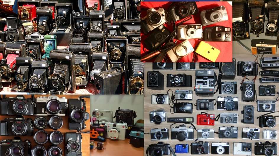 Cameras puzzle online from photo
