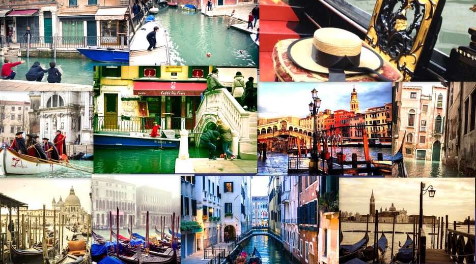 Venecia-collage puzzle online a partir de foto
