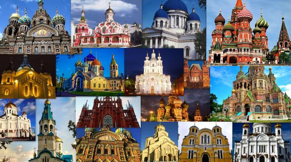 Tempels van Rusland online puzzel