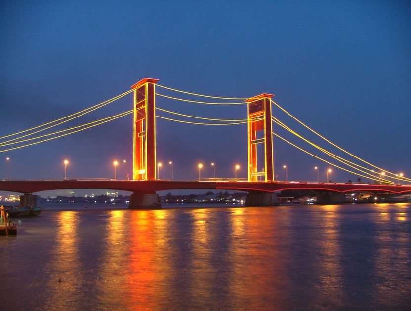 Γέφυρα Ampera παζλ online από φωτογραφία