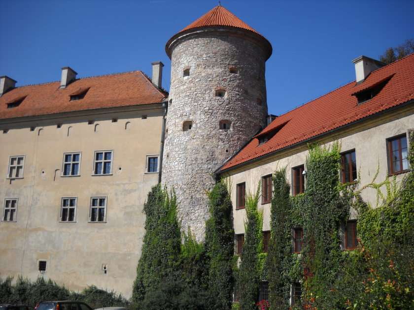 Schloss auf Pieskowa Skała Online-Puzzle