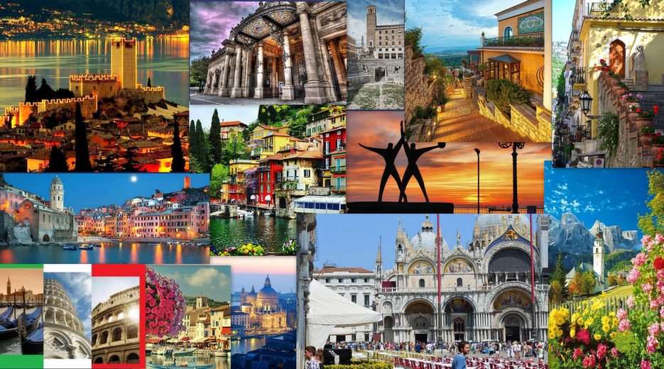 Italien-Collage Online-Puzzle