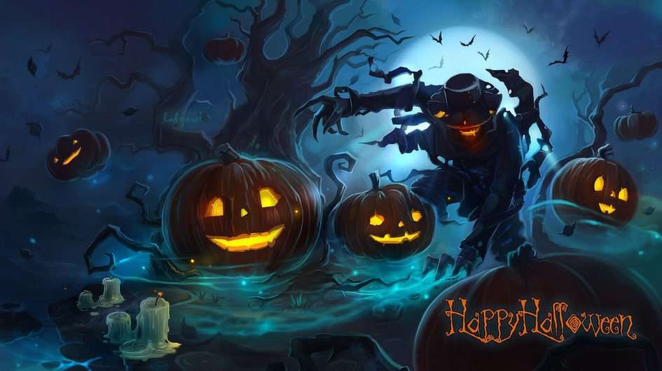 Halloween WH puzzle online from photo