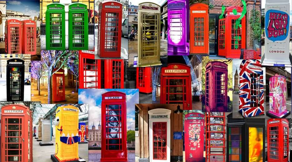 London booths puzzle online from photo
