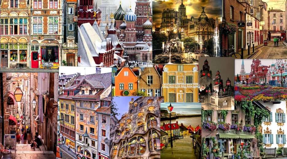 Beautiful cities online puzzle