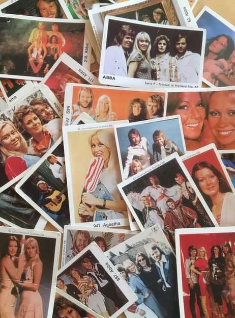 ABBA-collectie puzzel online van foto