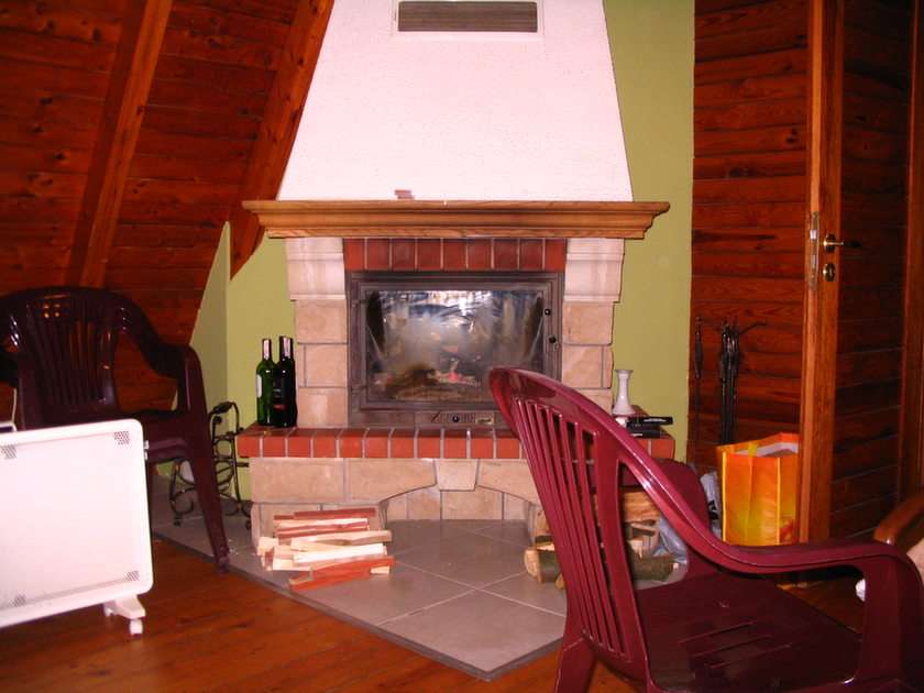 fireplace puzzle online from photo