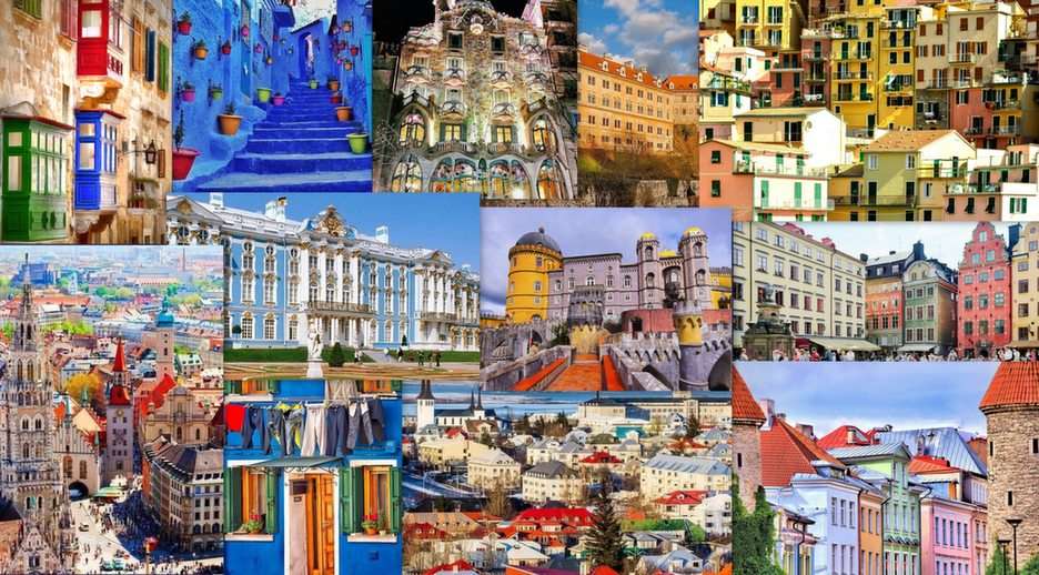 Beautiful cities puzzle online from photo