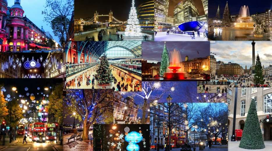 Коледа Лондон онлайн пъзел