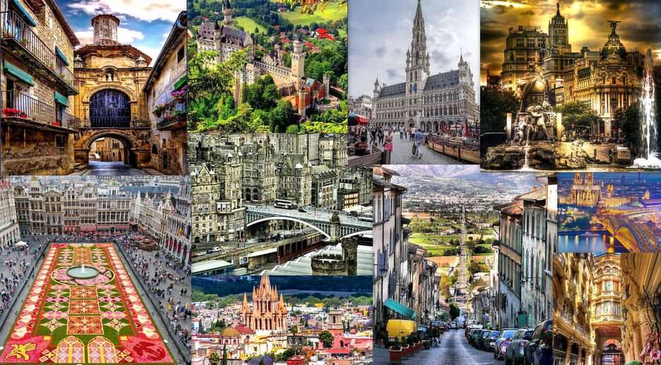 Cidades lindas puzzle online