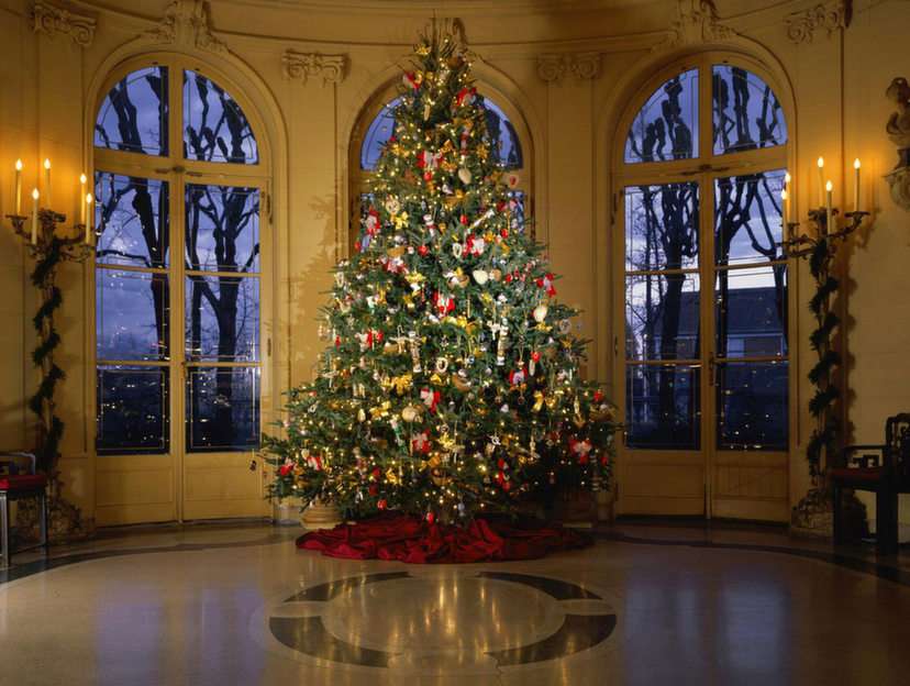 kerstboom puzzel online van foto