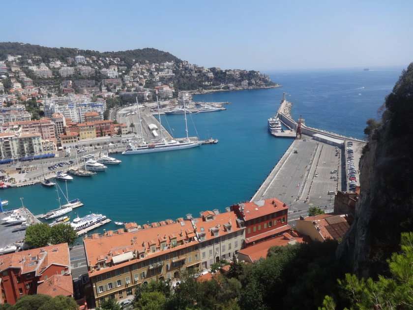 hamnen i Nice pussel online från foto