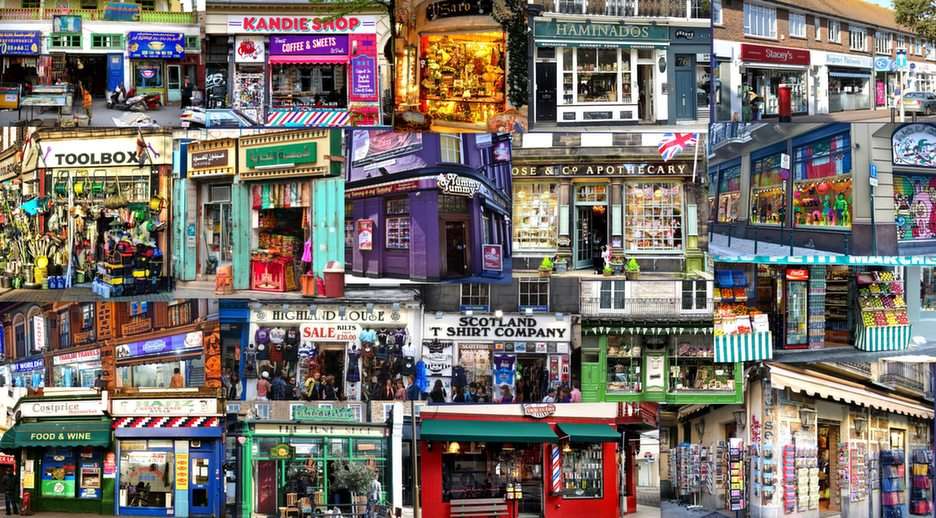 Londen-winkels online puzzel