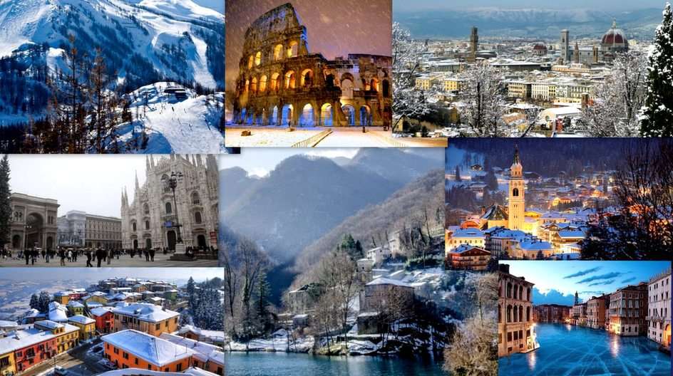Winter in Italy puzzle online from photo