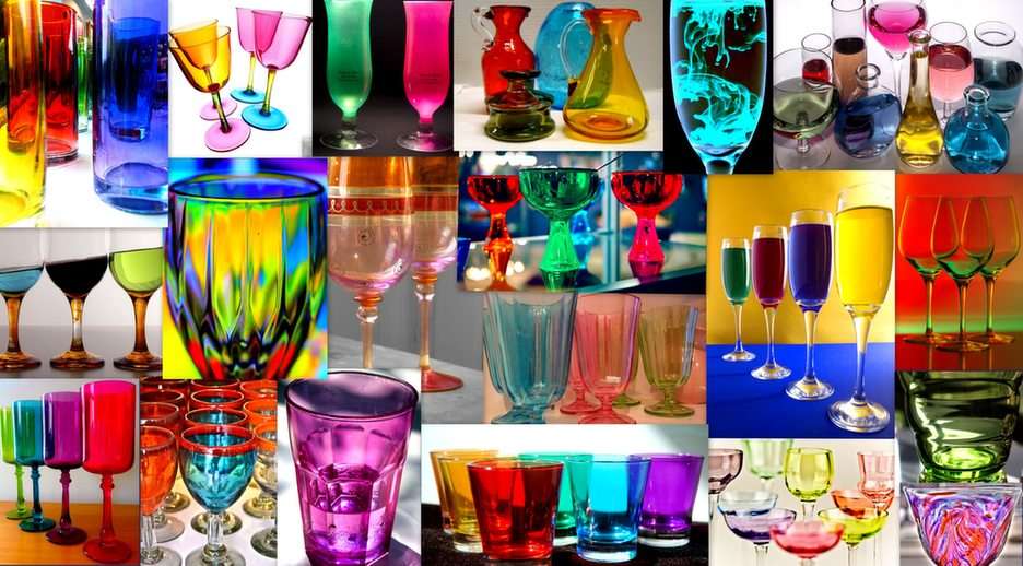 Цветно стъкло онлайн пъзел