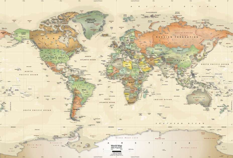 Quebra-cabeça Mundial puzzle online