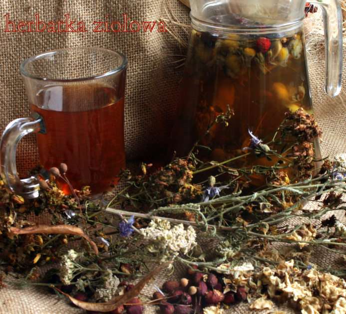 herbal tea puzzle online from photo