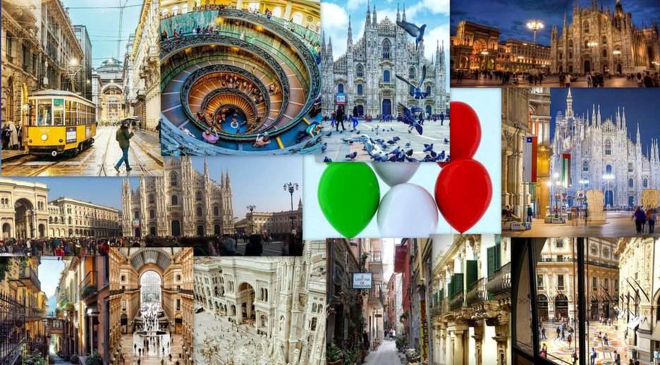 Milan puzzle online from photo