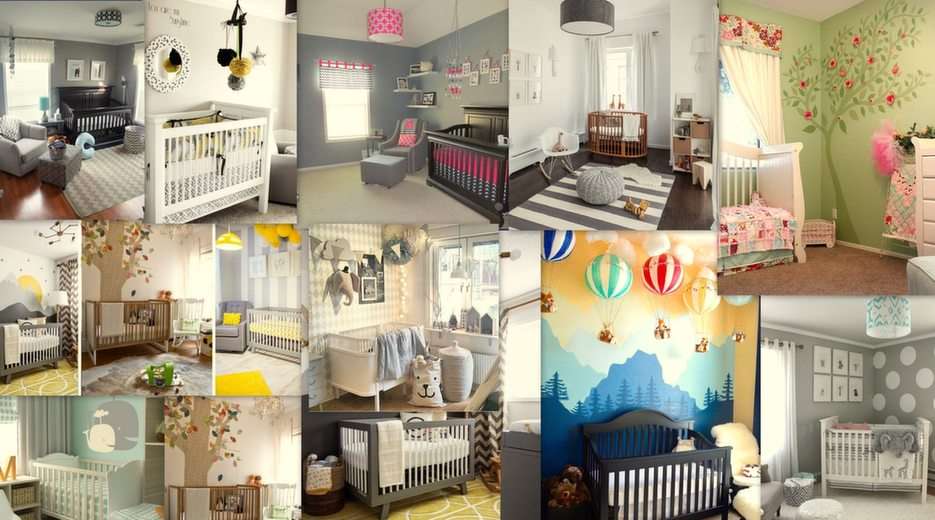 Комната для младенца пазл онлайн из фото