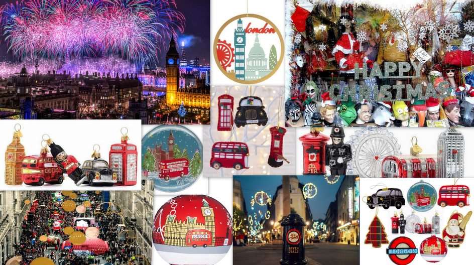Karácsony London puzzle online fotóról