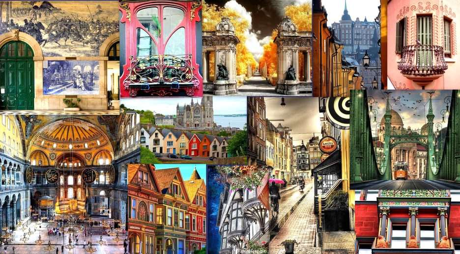Beautiful cities online puzzle