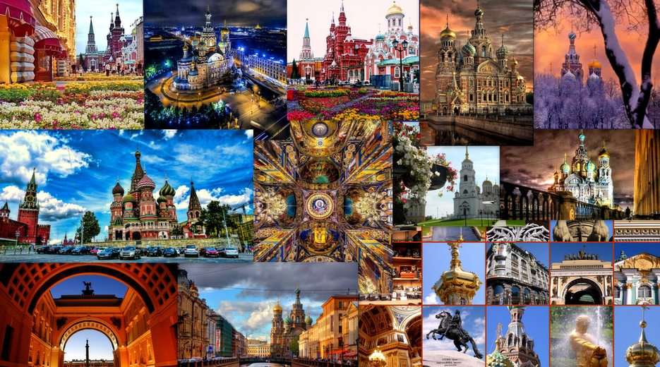 Moscova puzzle online din fotografie