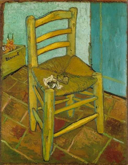 Van Goghs Stuhl Online-Puzzle