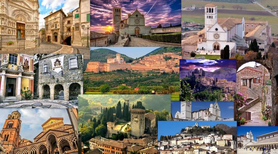 Italia-collage rompecabezas en línea