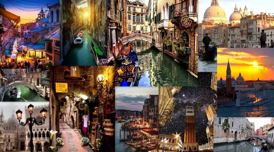 Venedig-Collage Online-Puzzle vom Foto