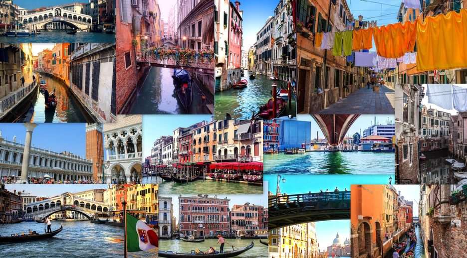Venecia-collage rompecabezas en línea