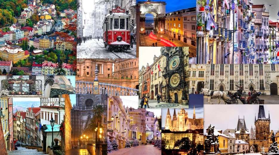 Beautiful cities puzzle online from photo