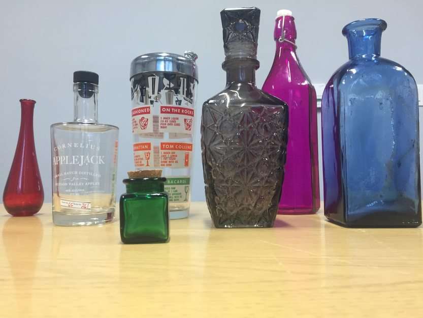 Bottles puzzle online from photo