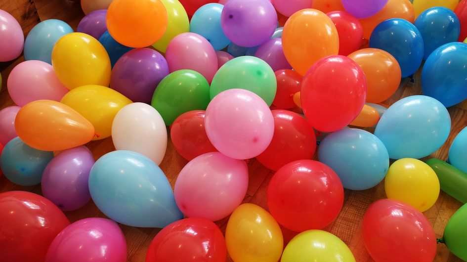 Balloons puzzle online from photo