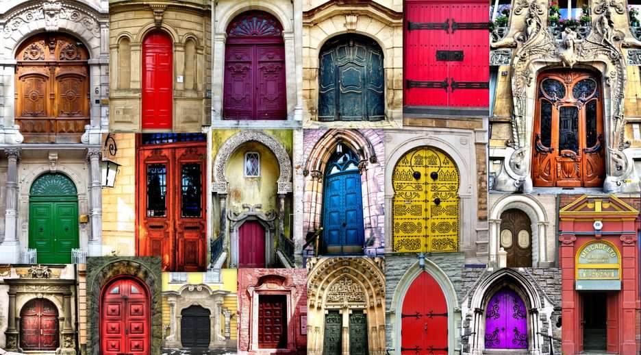 Antik ajtók puzzle online fotóról