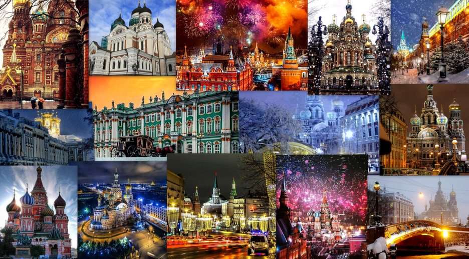 Russie-collage puzzle en ligne