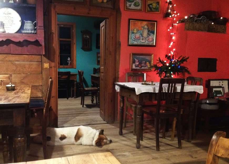 Taverne "Pod psem" Online-Puzzle vom Foto