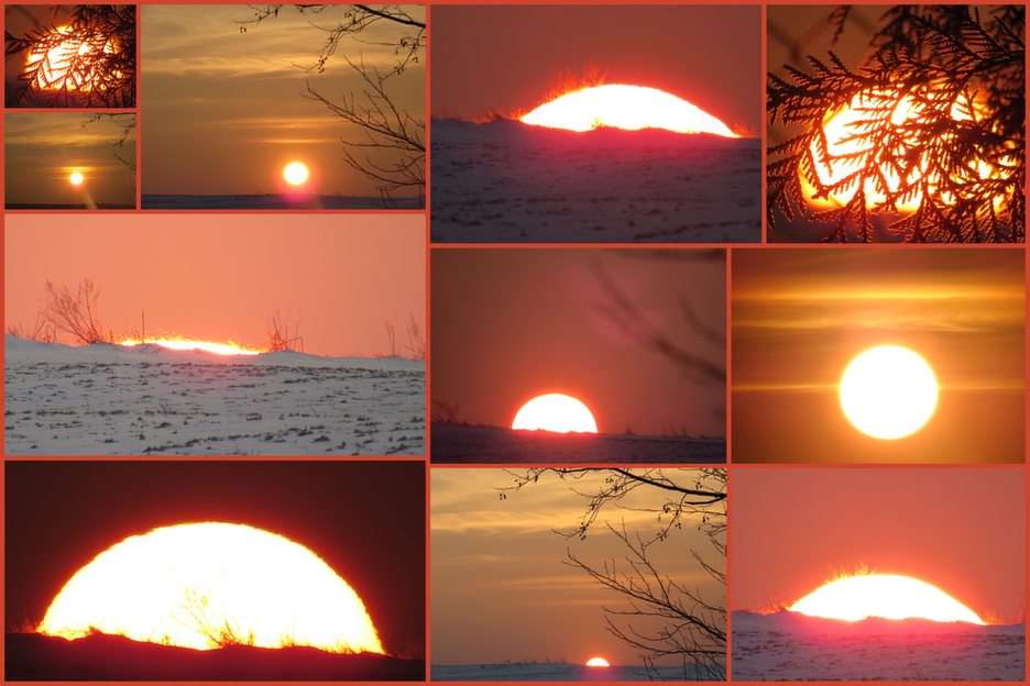 Pôr do sol puzzle online a partir de fotografia