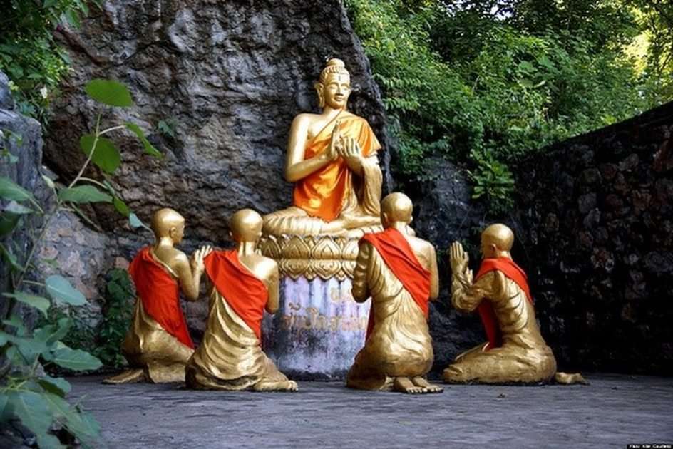 Buddhismus puzzle online z fotografie