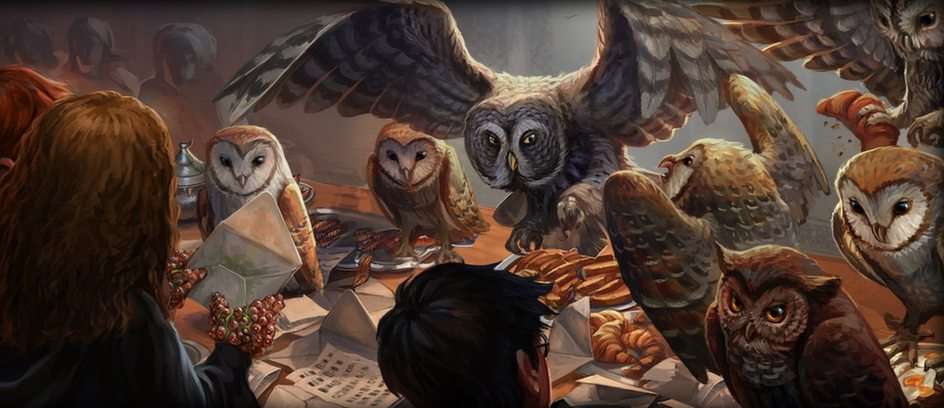 Hogsmeade - Owl's Post pussel online från foto