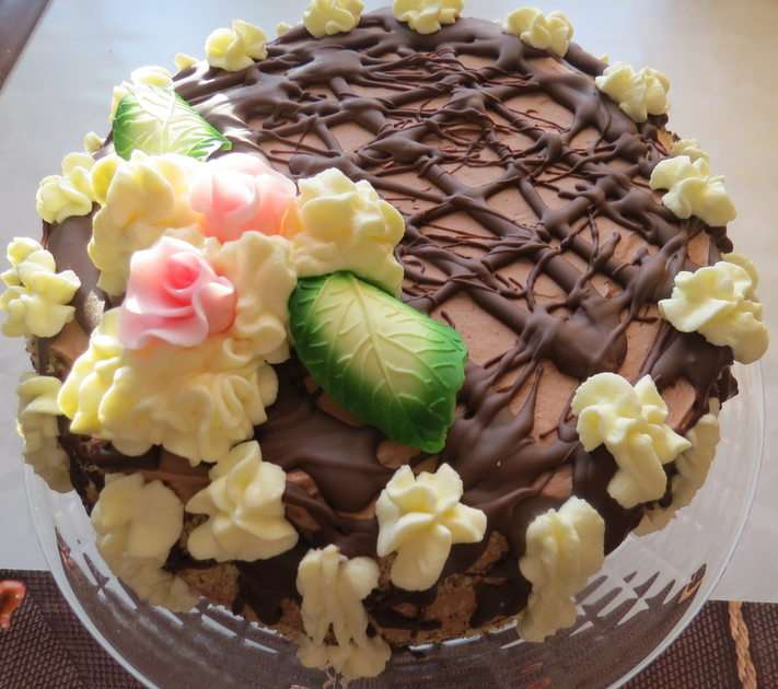 Čokoládový dort online puzzle