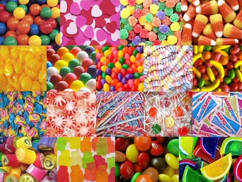 Candy puzzle online from photo